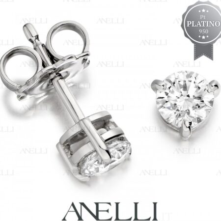 2 Diamanti di 0.30 carati F-VS1 in Platino