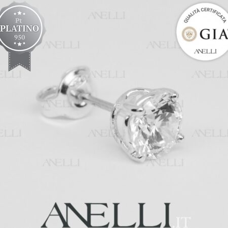 Orecchino singolo 1 Carato e mezzo D-VS1