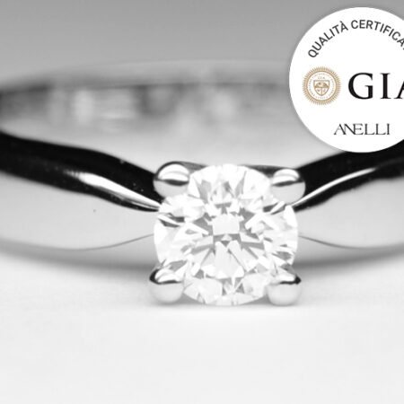 Diamond Engagement Ring 0.50 Carats D-IF GIA