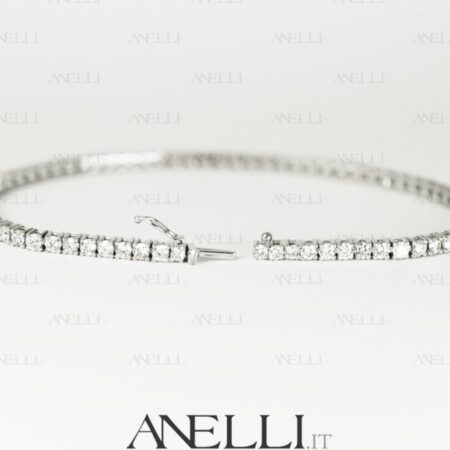 Bracciale Tennis 3 Carati colore F purezza VS1