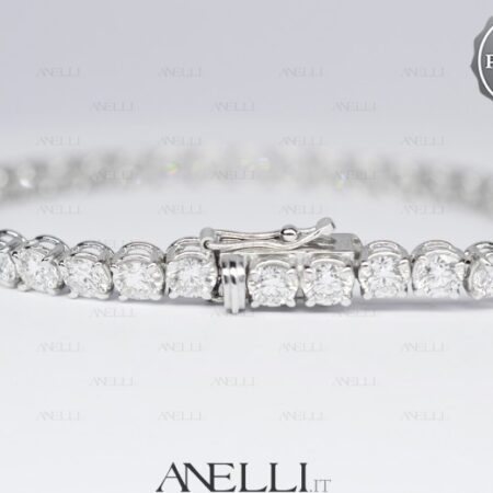 Bracciale Tennis Platino 10 Carati Diamanti F-VVS1