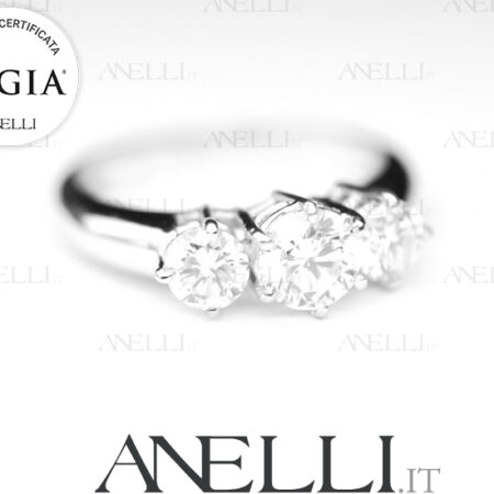Trilogy Fidanzamento 0.80 Carati F-VVS1 GIA