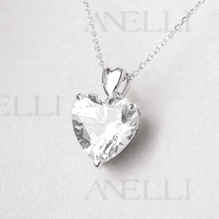 Collana Diamante Cuore 2 Carati F-VS1