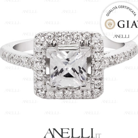 Halo Princess un Carato GIA