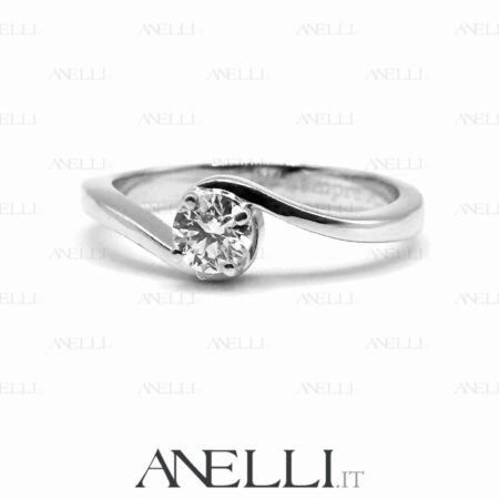 Engagement Ring 0.35 Carats G-VS1 GIA