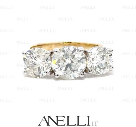 Trilogy Ring 3.50 carats F-VS1 GIA