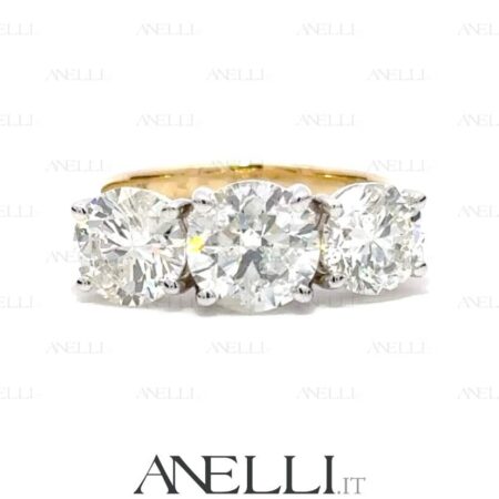 Trilogy Ring 3.50 carats F-VS1 GIA